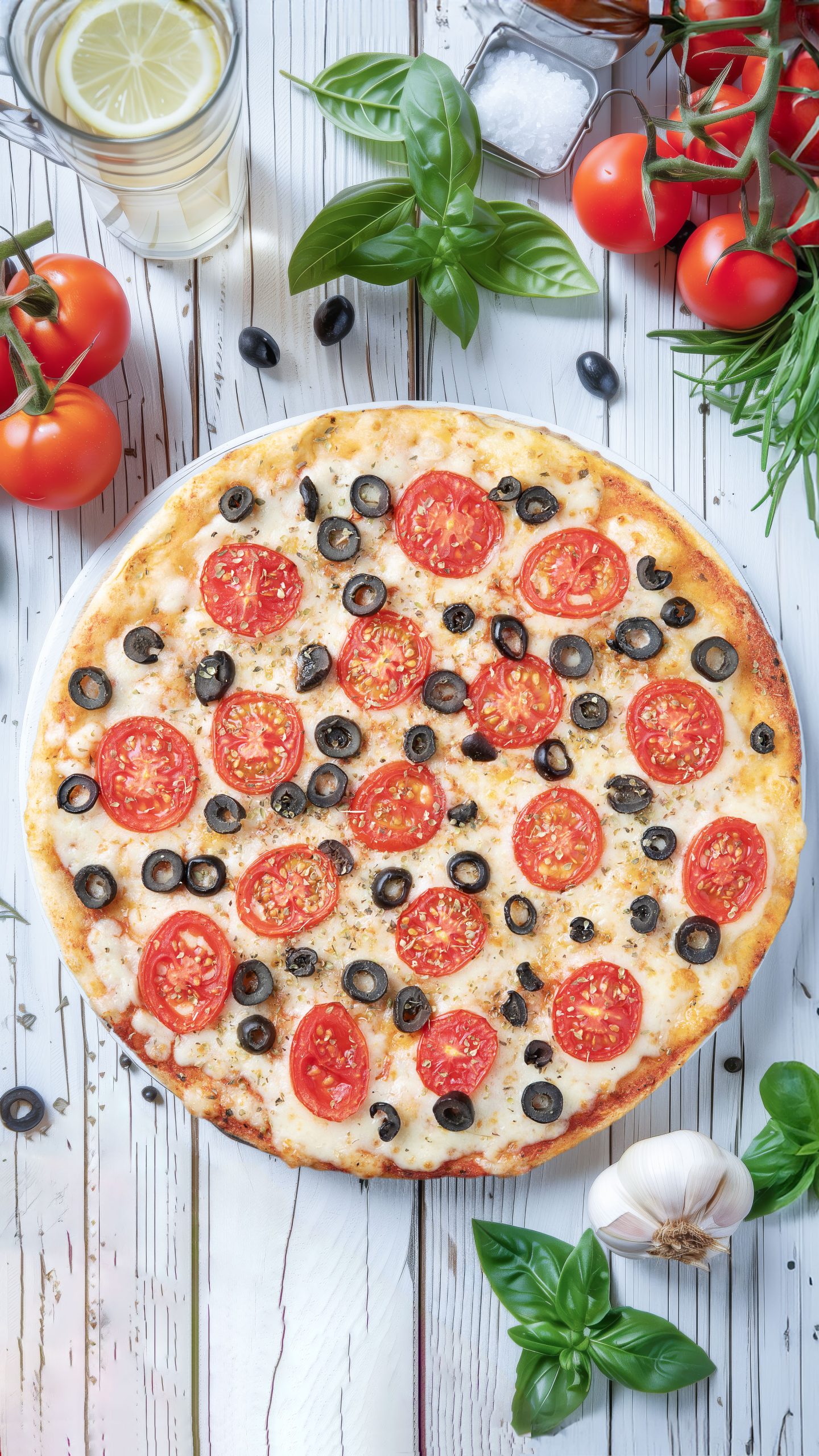 yapay zeka pizza fotoğrafı, yemek fotoğrafçısı